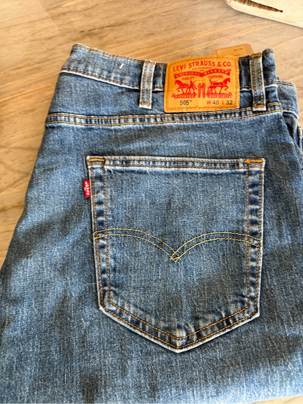 Levi's Men's Relaxed Fit Jeans in Blue Denim